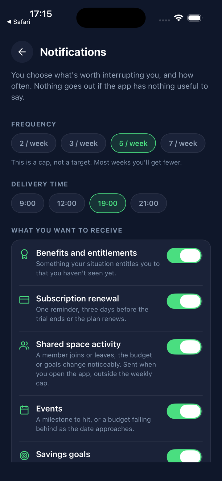 Notifications